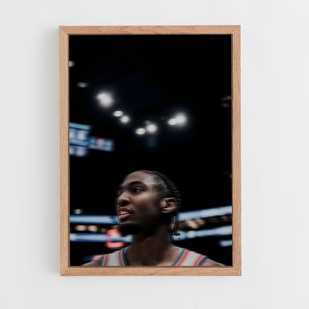 Poster Maxey en Action – affiche Basketball (vue 4)